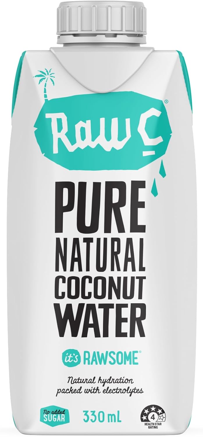 Raw C Pure Natural Straight Up Coconut Water 330 ml (Pack of 12) [x3]