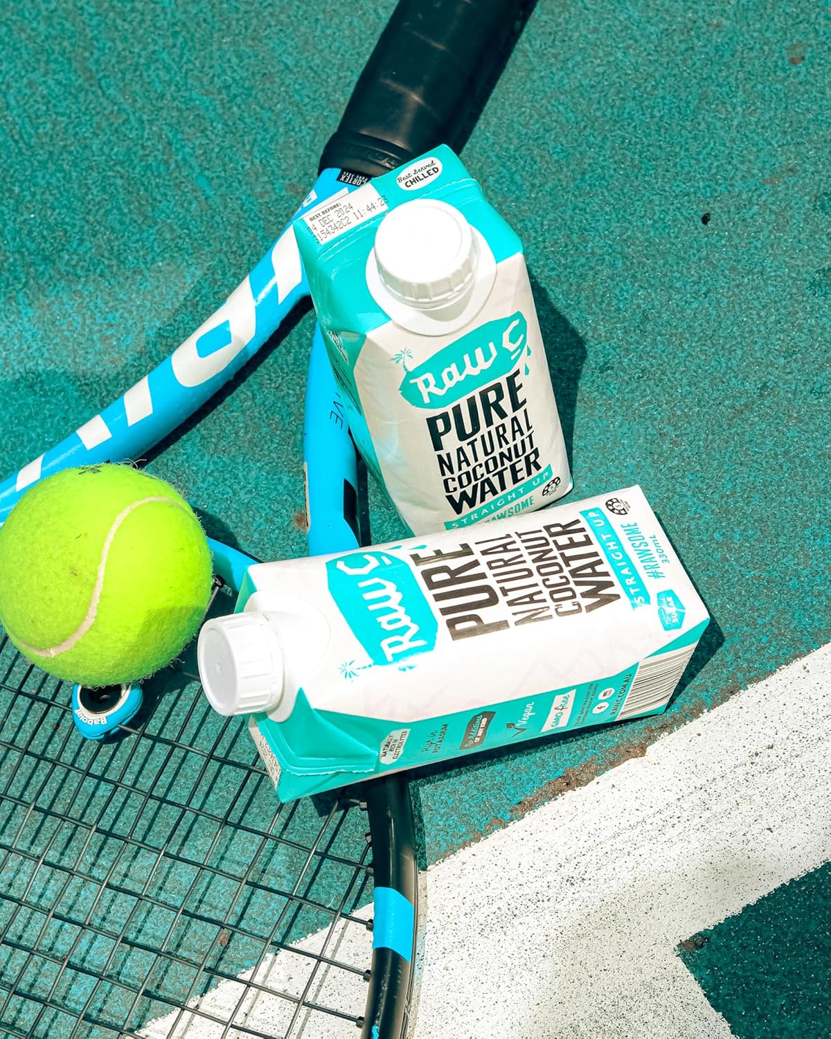 Raw C Pure Natural Straight Up Coconut Water 330 ml (Pack of 12) [x3]