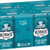 Kirks Club Soda Water 24 x 250mL Cans [x2]