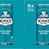 Kirks Club Soda Water 24 x 250mL Cans [x2]