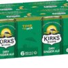 Kirks Dry Ginger Ale Soft Drink Multipack Cans 24 x 250mL [x2]