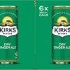 Kirks Dry Ginger Ale Soft Drink Multipack Cans 24 x 250mL [x2]