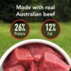 Purina Supercoat Adult Active Beef Dry Dog Food 18 Kg