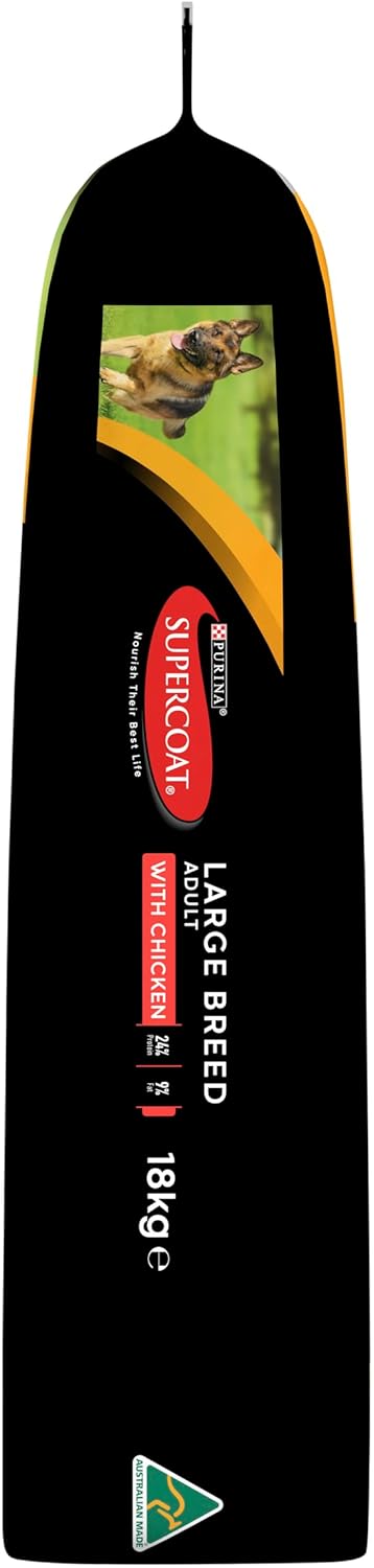 Purina Supercoat Adult Large Breed Chicken Dry Dog Food 18 Kg