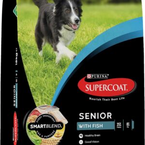 Purina Supercoat Senior Fish Dry Dog Food 18 Kg