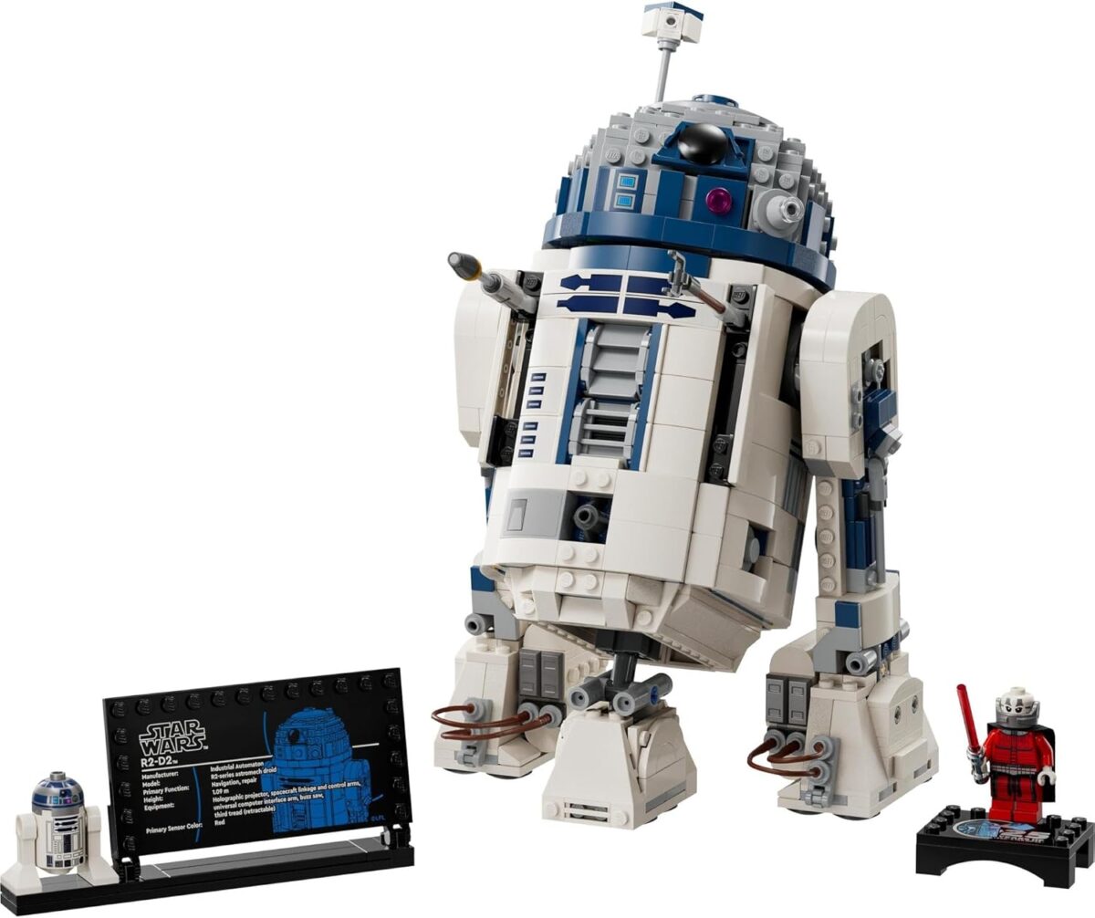LEGO Star Wars R2-D2 Model Kit, Kids' Toy for 10+ Year Old Boys & Girls, Droid Figure with a 25th Anniversary Darth Malek Minifigure and Decoration Plaque, Memorabilia Set for Home Decor 75379 LEGO Star Wars R2-D2 Model Kit, Kids' Toy for 10+ Year Old Boys & Girls, Droid Figure with a 25th Anniversary Darth Malek Minifigure and Decoration Plaque, Memorabilia Set for Home Decor 75379