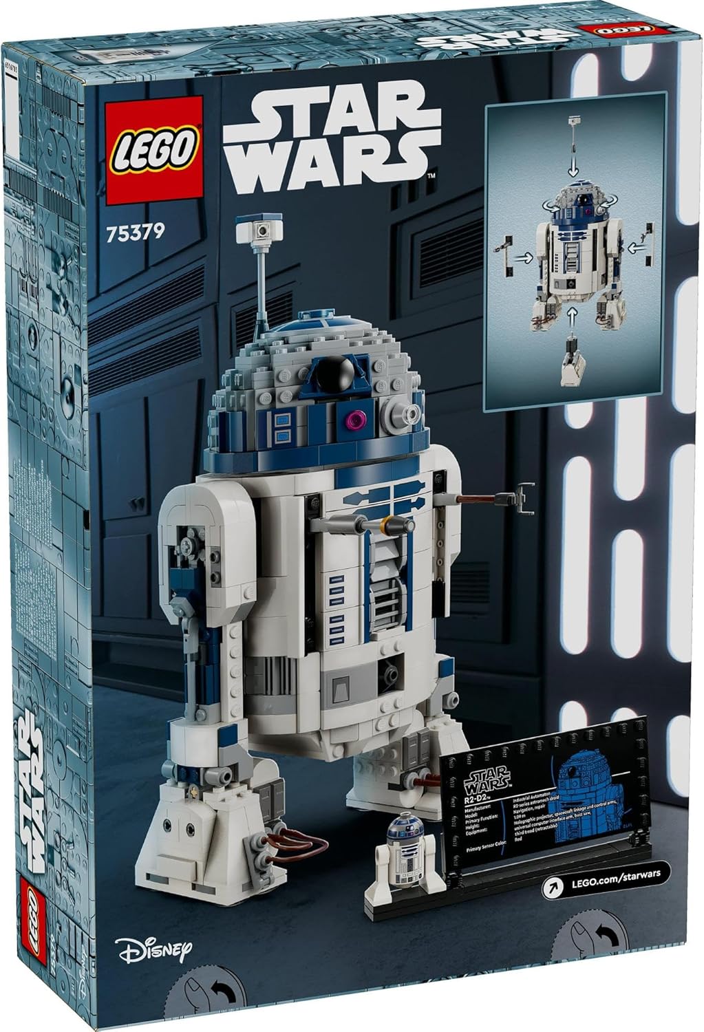 LEGO Star Wars R2-D2 Model Kit, Kids' Toy for 10+ Year Old Boys & Girls, Droid Figure with a 25th Anniversary Darth Malek Minifigure and Decoration Plaque, Memorabilia Set for Home Decor 75379 LEGO Star Wars R2-D2 Model Kit, Kids' Toy for 10+ Year Old Boys & Girls, Droid Figure with a 25th Anniversary Darth Malek Minifigure and Decoration Plaque, Memorabilia Set for Home Decor 75379