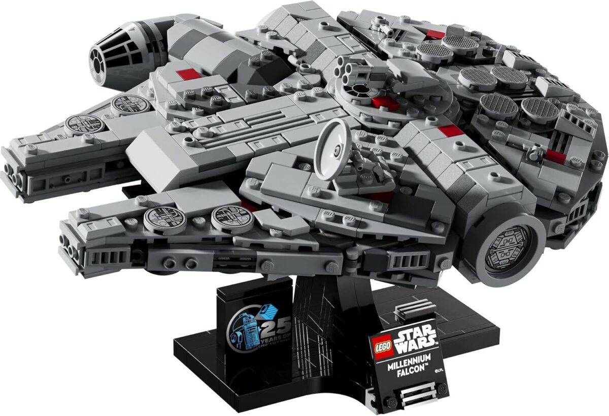 LEGO Star Wars Millenium Falcon Set for Adults, Collectible Starship Display Model Building Kit, Home or Office Décor Accessory for Men & Women, Memorabilia Treat for A New Hope Fans 75375 LEGO Star Wars Millenium Falcon Set for Adults, Collectible Starship Display Model Building Kit, Home or Office Décor Accessory for Men & Women, Memorabilia Treat for A New Hope Fans 75375