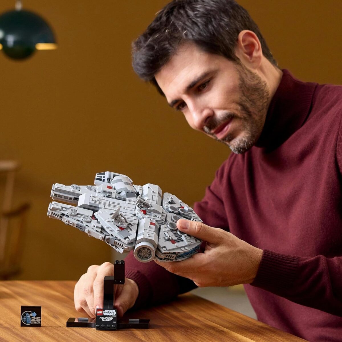 LEGO Star Wars Millenium Falcon Set for Adults, Collectible Starship Display Model Building Kit, Home or Office Décor Accessory for Men & Women, Memorabilia Treat for A New Hope Fans 75375 LEGO Star Wars Millenium Falcon Set for Adults, Collectible Starship Display Model Building Kit, Home or Office Décor Accessory for Men & Women, Memorabilia Treat for A New Hope Fans 75375