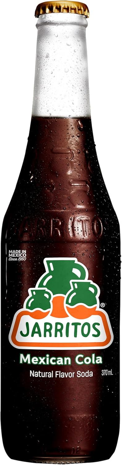 B0CJJT74VM_img_1 Jarritos Natural Mexican Cola Soda, 370 ml Pack of 24