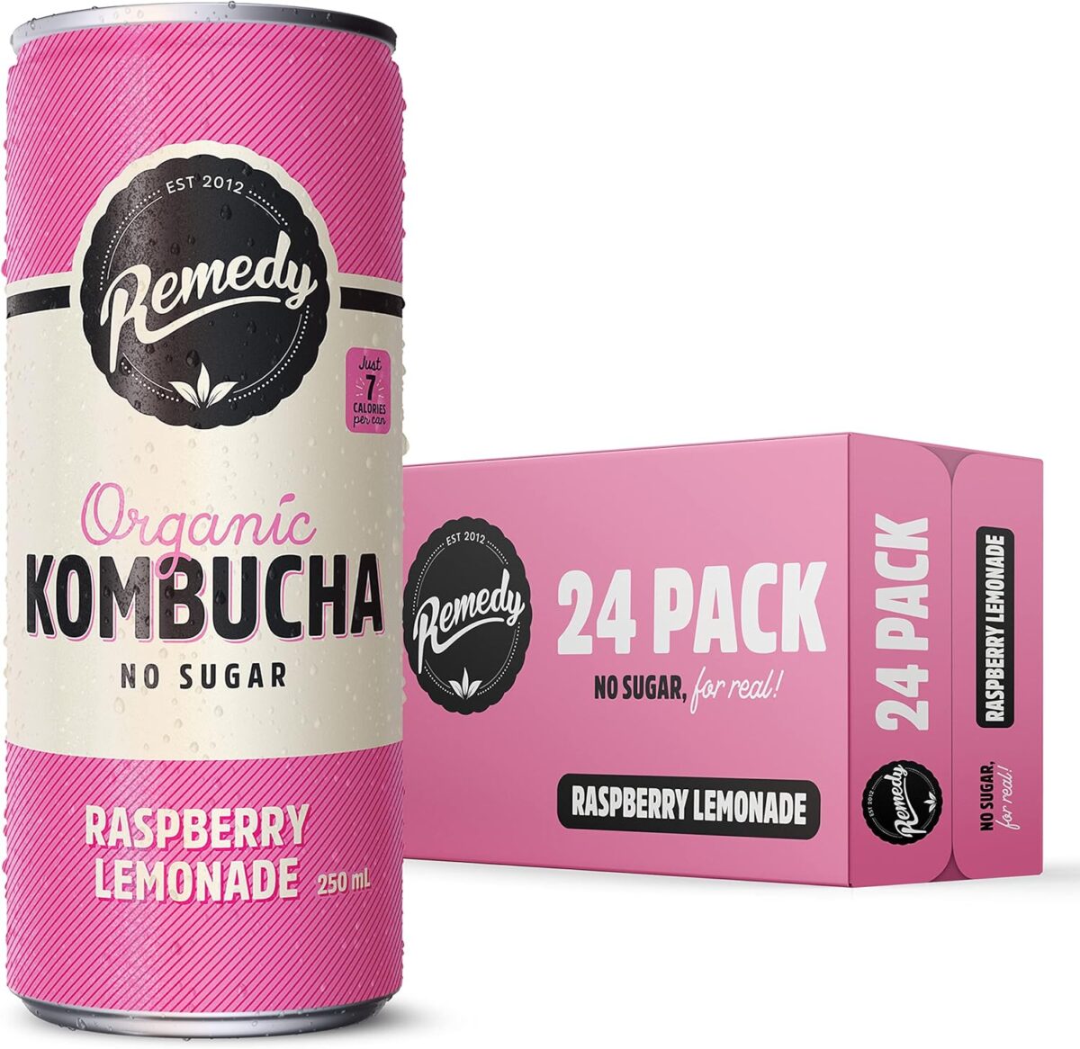 Remedy Kombucha Orange Squeeze 250mL 24-Pack [x2]