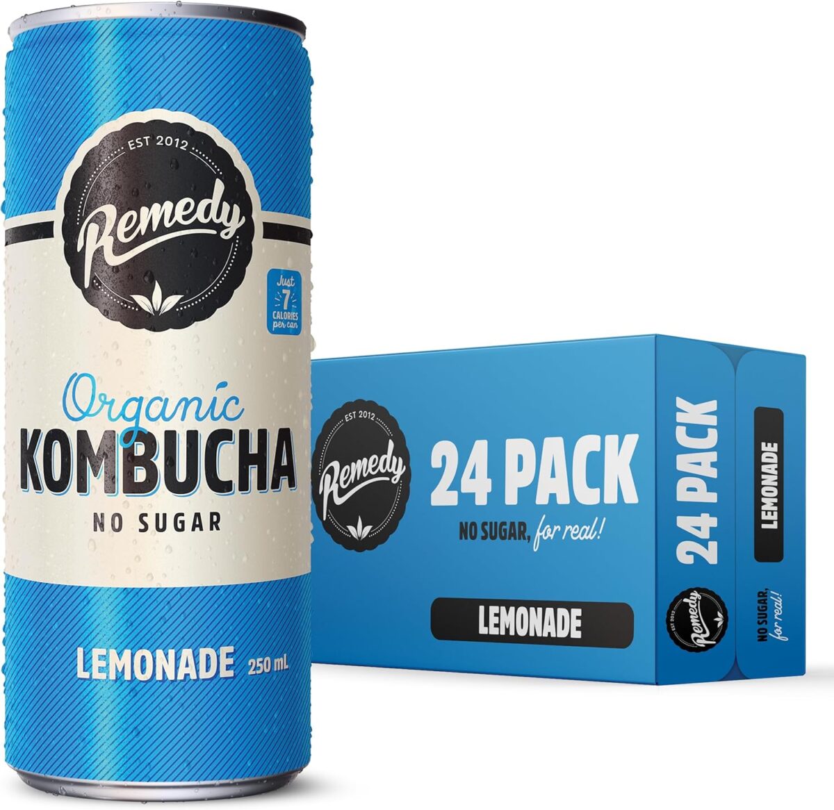 Remedy Kombucha Orange Squeeze 250mL 24-Pack [x2]