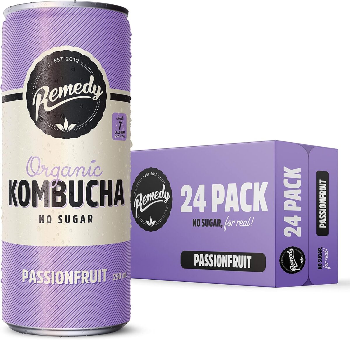 Remedy Kombucha Orange Squeeze 250mL 24-Pack [x2]
