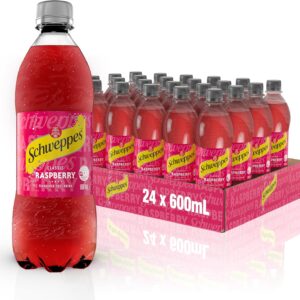 Schweppes Traditionals Raspberry Soft Drink 600ml Pack of 24
