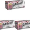 Schweppes Zero Sugar Raspberry & Blueberry Infused Natural Mineral Sparkling Water 375ml Pack of 10 [x6]