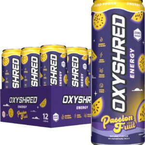 EHP Labs OxyShred Healthy Energy Drink Passionfruit 12-Pack