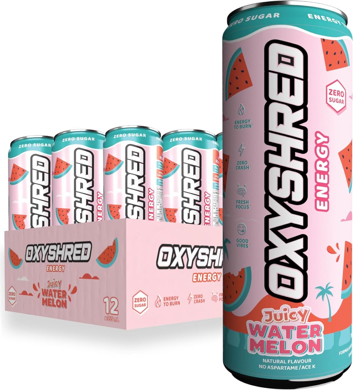 EHP Labs OxyShred Healthy Energy Drink Passionfruit 12-Pack