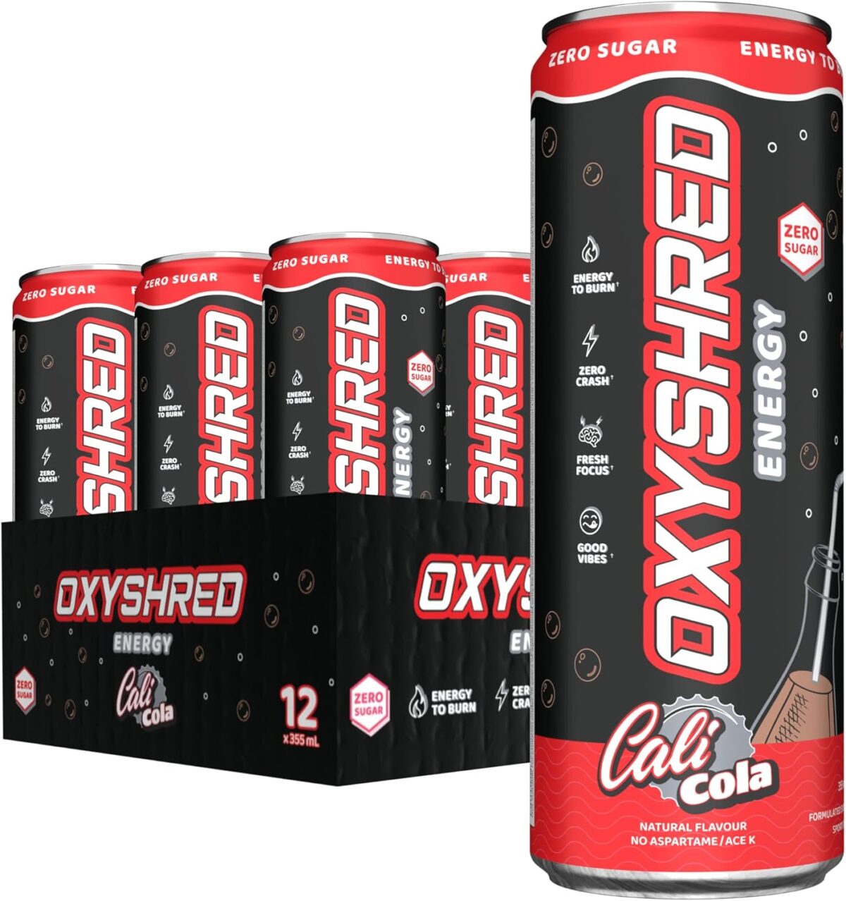 EHP Labs OxyShred Healthy Energy Drink Passionfruit 12-Pack