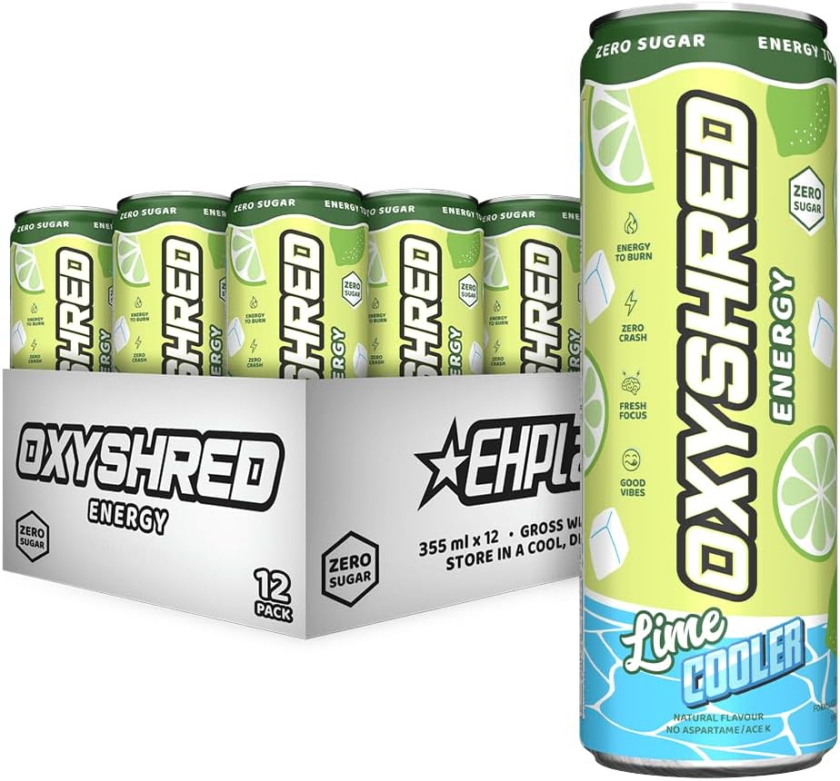 EHP Labs OxyShred Healthy Energy Drink Passionfruit 12-Pack