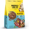 RawMix50 Dog Food Grass-Fed Beef 340g — 50% Freeze-Dried Raw, High Protein, Non-GMO, No Wheat or Corn [x3]