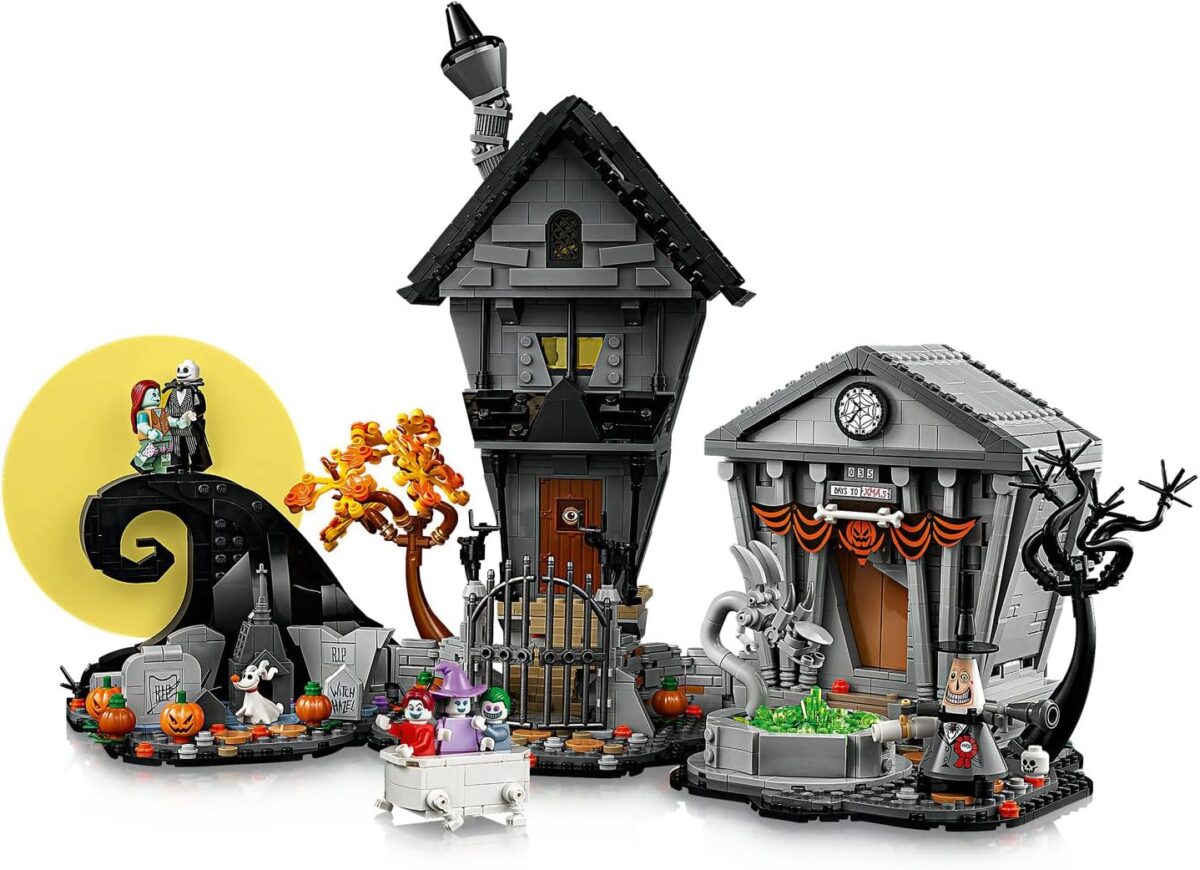 LEGO® Ideas Disney Tim Burton’s The Nightmare Before Christmas Set, Movie Memorabilia Model Kit for Women, Men and Film Lovers, with 6 Character Minifigures Incl. Jack Skelington 21351 LEGO® Ideas Disney Tim Burton’s The Nightmare Before Christmas Set, Movie Memorabilia Model Kit for Women, Men and Film Lovers, with 6 Character Minifigures Incl. Jack Skelington 21351