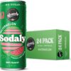Remedy Sodaly Yuzu Lemon No Sugar Prebiotic Soft Drink 250 mL 24-Pack [x2]