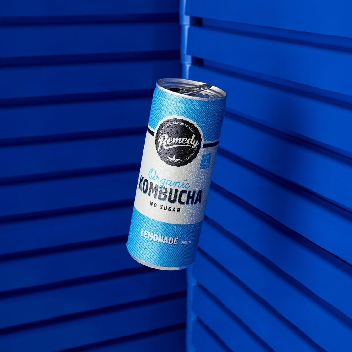 Remedy Kombucha Lemonade Organic Sugar Free Sparkling Live Cultured Drink 250 mL Cans [x2]