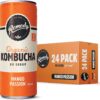 Remedy Kombucha Lemonade Organic Sugar Free Sparkling Live Cultured Drink 250 mL Cans [x2]