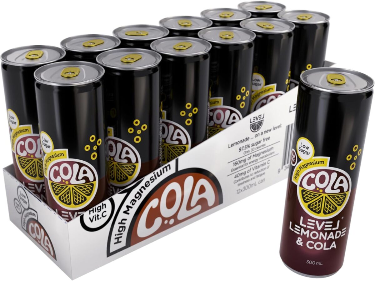 Level Lemonade High Magnesium, Vitamin C Low Sugar Sports Drink Multi Flavour Pack [x2]