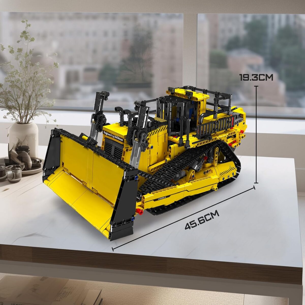 Mould King RC Bulldozer Building Set, Construction Engineering Excavator Model with 1508 Piece, STEM Technology Vehicle Toy for Adult Mould King RC Bulldozer Building Set, Construction Engineering Excavator Model with 1508 Piece, STEM Technology Vehicle Toy for Adult