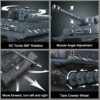 Mould King 20014 Tiger Tank Building Set, Military Tank Construction Kit with Remote Control, Adult Collectible Model, Gifts/Display Toys(800 Pieces) Mould King 20014 Tiger Tank Building Set, Military Tank Construction Kit with Remote Control, Adult Collectible Model, Gifts/Display Toys(800 Pieces)