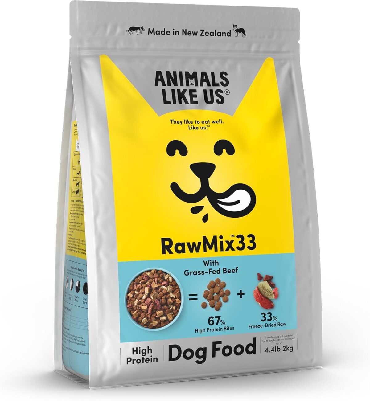 B0D5FYQ49Z_img_1 RawMix33 Dog Food Grass-Fed Beef 2kg
