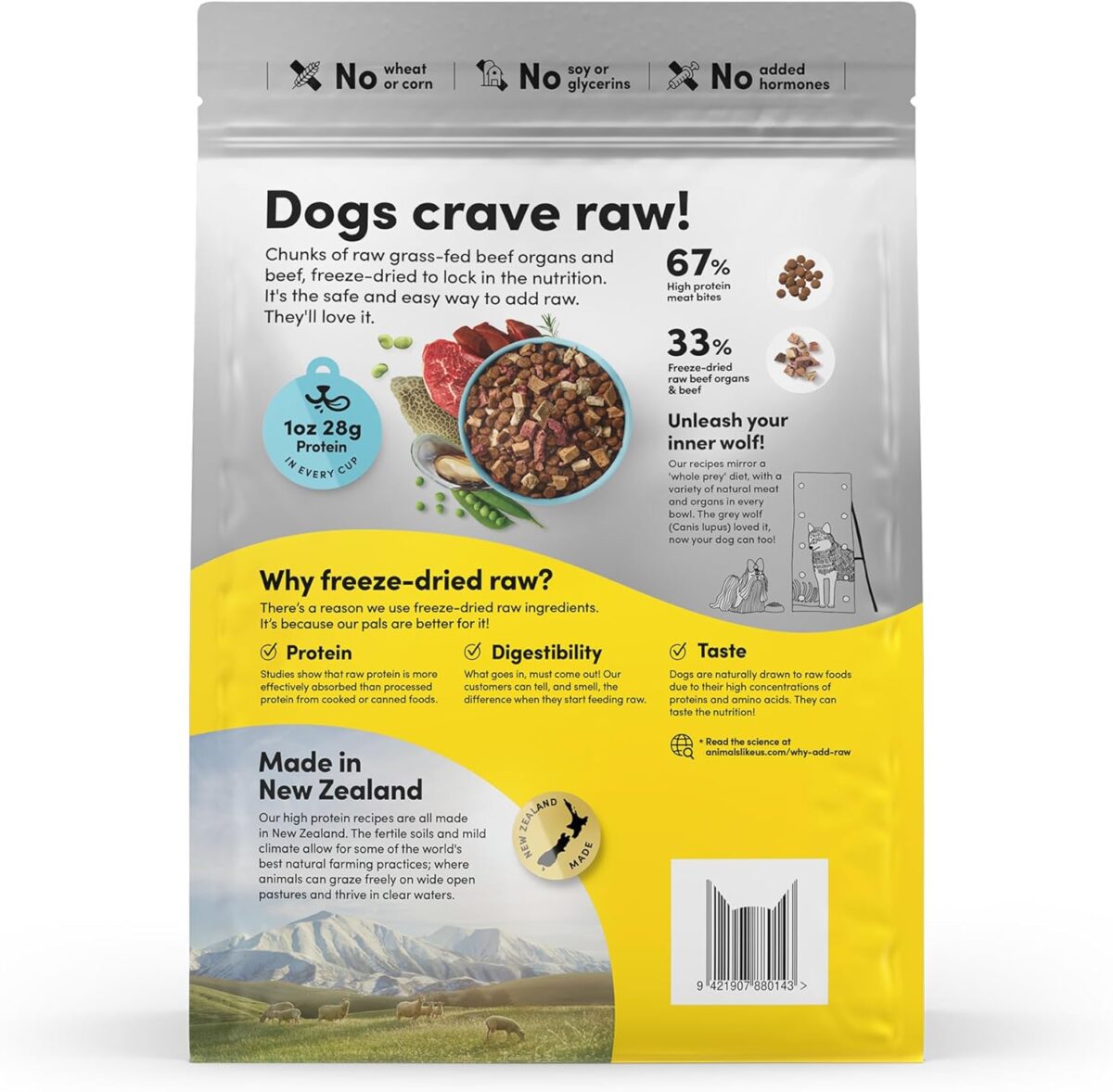 B0D5FYQ49Z_img_7 RawMix33 Dog Food Grass-Fed Beef 2kg