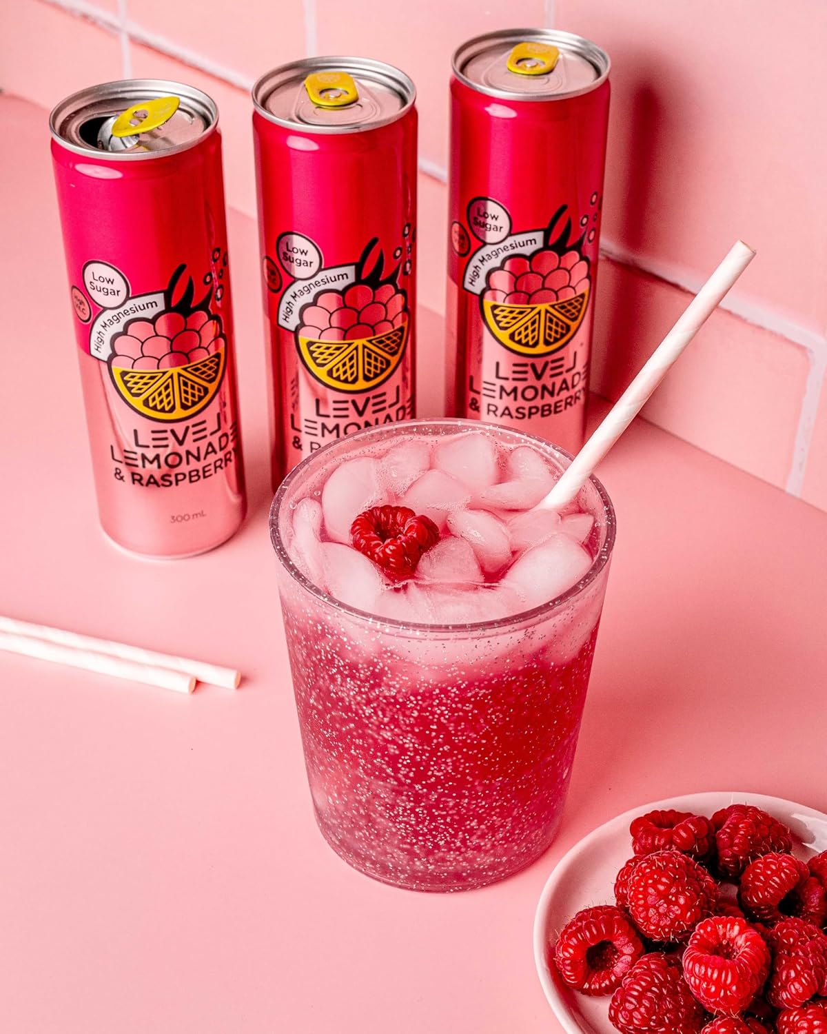 Level Lemonade Raspberry 12 Pack [x2]