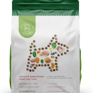 Milo's Kitchen Grain Free Adult Single Protein Salmon Sweet Potato Dry Dog Food 3 kg [x2]
