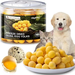 Dry Dog Quail Egg Yolk Freeze-Dried Dog Food [x4]