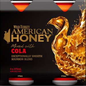 American Honey and Cola Can 375 ml (Pack of 4) [x3]