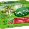 Nature's Gift Adult Wet Dog Food Strips with Kangaroo in Gravy 6x100g [x9]