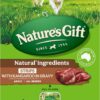 Nature's Gift Adult Wet Dog Food Strips with Kangaroo in Gravy 6x100g [x9]