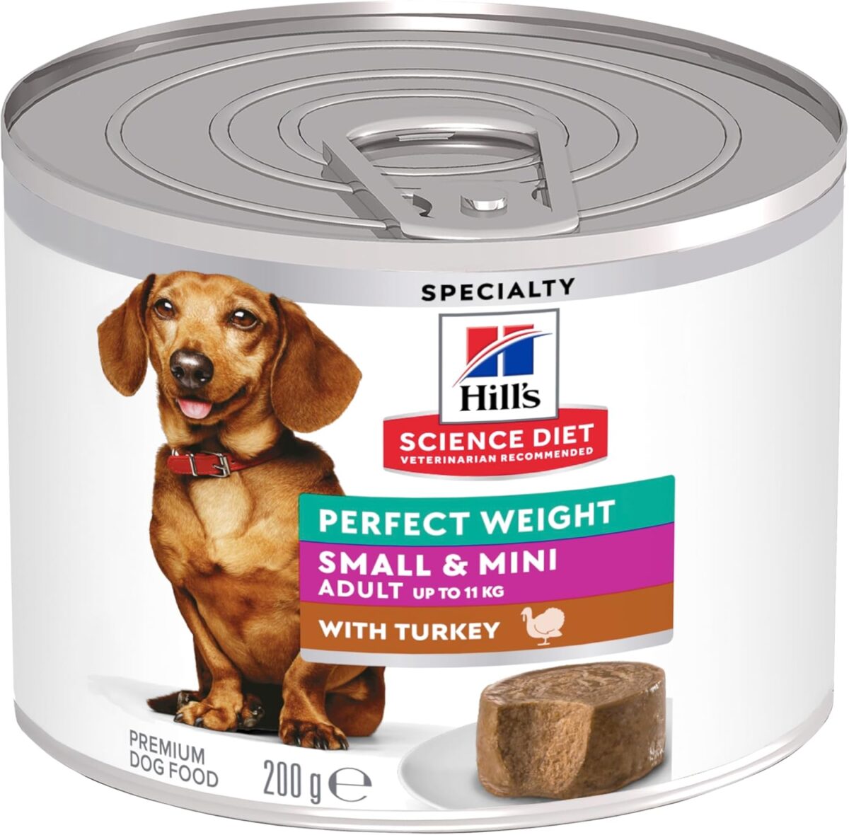 B0DDCNJD39_img_1 Hill's Science Diet Perfect Weight Small & Mini with Turkey Canned Dog Food 12x200g