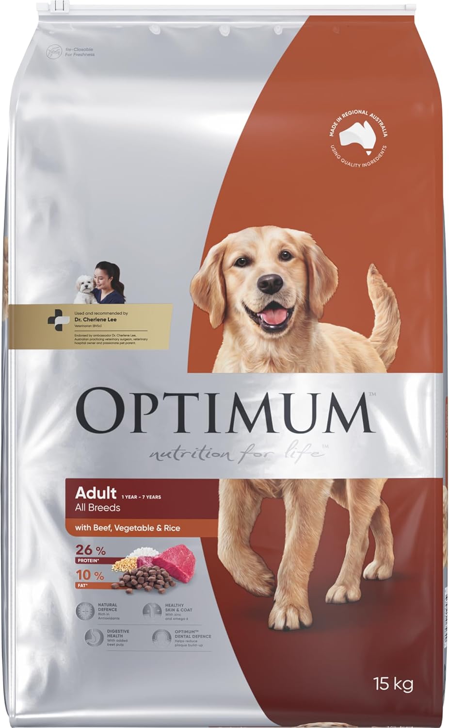 B0DDR83HTC_img_2 Optimum Adult Dry Dog Food Beef, Veg & Rice 15kg
