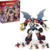 LEGO NINJAGO 4in1 Zane’s Ultra Combiner Mech Toy for 9+ Year Old Boys & Girls, Rebuilds into Kids Toy Jet, Car Model, Dragon & Ninja Figure, incl. 6 Minifigures, Dragons Rising Building Set 71834 LEGO NINJAGO 4in1 Zane’s Ultra Combiner Mech Toy for 9+ Year Old Boys & Girls, Rebuilds into Kids Toy Jet, Car Model, Dragon & Ninja Figure, incl. 6 Minifigures, Dragons Rising Building Set 71834