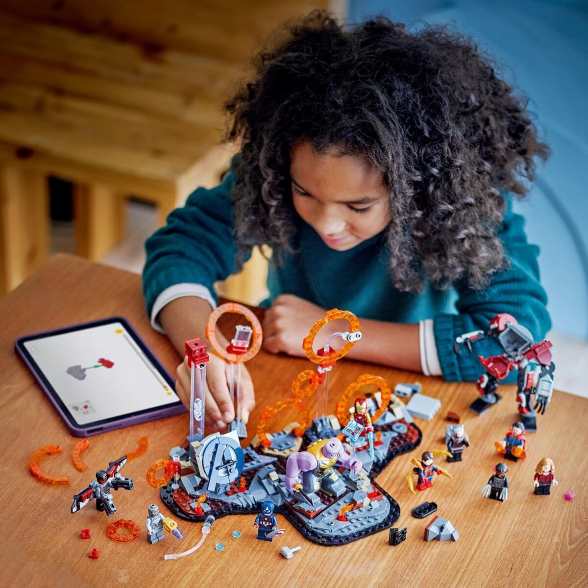 LEGO® Super Heroes Marvel Avengers: Endgame Final Battle 76323 Kids’ Buildable Adventure Set,10 Figures Including Iron Man, Black Panther and Iron Spider Construction Toys,for Boys and Girls LEGO® Super Heroes Marvel Avengers: Endgame Final Battle 76323 Kids’ Buildable Adventure Set,10 Figures Including Iron Man, Black Panther and Iron Spider Construction Toys,for Boys and Girls