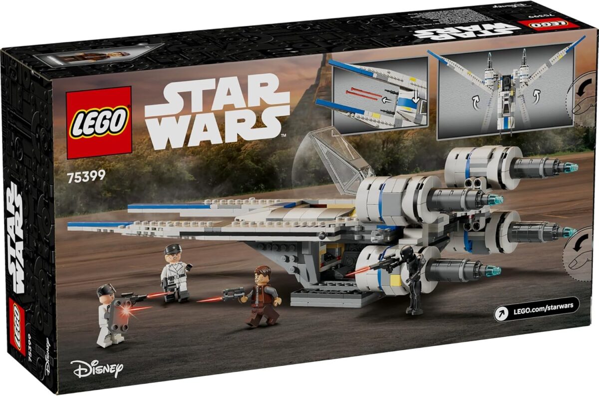 LEGO® Star Wars: Andor™ Rebel U-Wing Starfighter™ 75399 Buildable Model Kit for Kids, Vehicle Building Toy, Brick-Built Playset, Holiday or Birthday Toys for Boys, Girls and Fans Aged 8 Plus LEGO® Star Wars: Andor™ Rebel U-Wing Starfighter™ 75399 Buildable Model Kit for Kids, Vehicle Building Toy, Brick-Built Playset, Holiday or Birthday Toys for Boys, Girls and Fans Aged 8 Plus