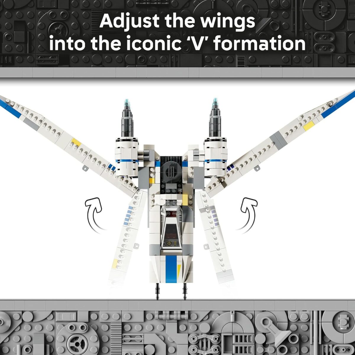LEGO® Star Wars: Andor™ Rebel U-Wing Starfighter™ 75399 Buildable Model Kit for Kids, Vehicle Building Toy, Brick-Built Playset, Holiday or Birthday Toys for Boys, Girls and Fans Aged 8 Plus LEGO® Star Wars: Andor™ Rebel U-Wing Starfighter™ 75399 Buildable Model Kit for Kids, Vehicle Building Toy, Brick-Built Playset, Holiday or Birthday Toys for Boys, Girls and Fans Aged 8 Plus