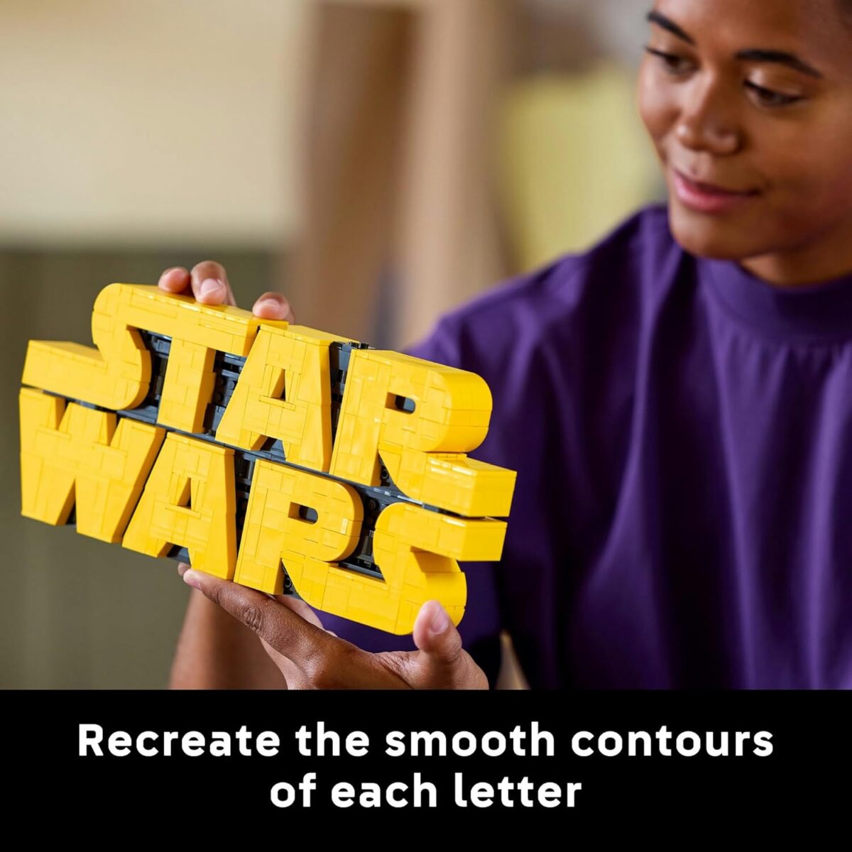 LEGO® Star Wars™ Brick-Built Star Wars Logo 75407 Sign, Buildable Model Kit, Room Decor, Collectible Build-and-Display Set, Creative Toys for Adult Fans LEGO® Star Wars™ Brick-Built Star Wars Logo 75407 Sign, Buildable Model Kit, Room Decor, Collectible Build-and-Display Set, Creative Toys for Adult Fans