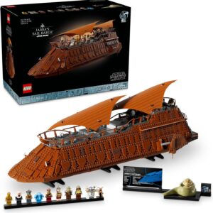 LEGO Star Wars Jabba’s Sail Barge UCS Building Set for Adults, Return of the Jedi Model Kit with 11 Characters Incl. a Princess Leia Minifigure, Plus Jabba the Hutt and R2-D2 Droid Figures 75397