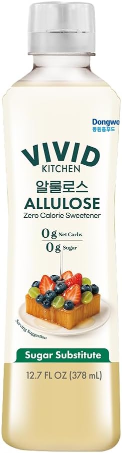 VIVID KITCHEN Keto Allulose Syrup 12.7 fl oz [x3]