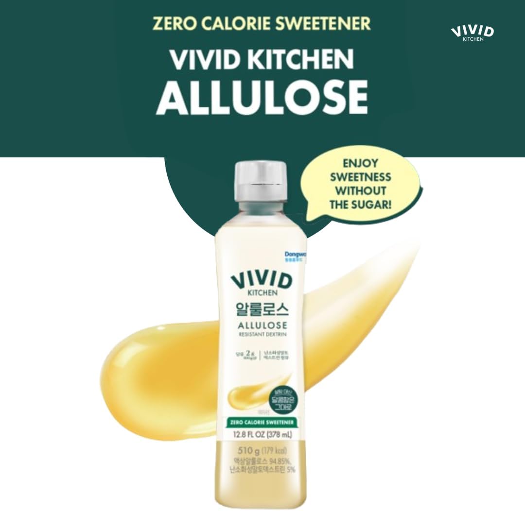 VIVID KITCHEN Keto Allulose Syrup 12.7 fl oz [x3]