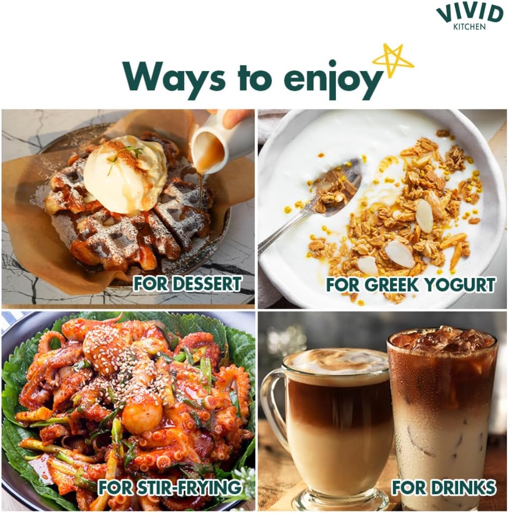VIVID KITCHEN Keto Allulose Syrup 12.7 fl oz [x3]